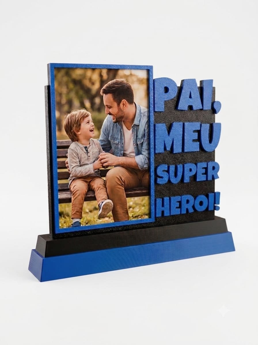 Porta retrato Pai, meu super herói! - Imagem 2
